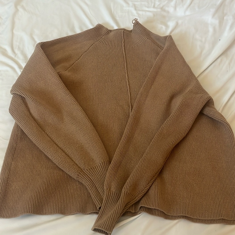 Light Brown MANGO Sweater - Like New Condition